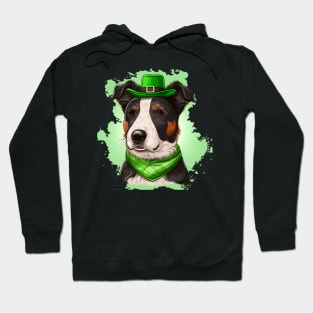 Gentleman Dog Ready For St. Patrick's Day Dog Lover Hoodie